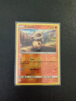 Cubone 52/111 Pokemon Crimson Invasion Reverse Holo Common TCG LP - Image 1