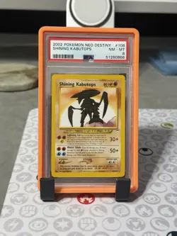 Pokemon Neo Destiny Shining Kabutops Holo PSA 8 Unlimited 108/105 - Image 1