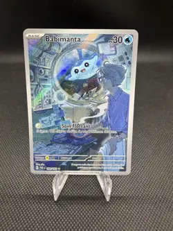 Carte Pokemon Babimanta 189/182 EV04 Faille Paradoxe Illustration Rare FR - Image 1