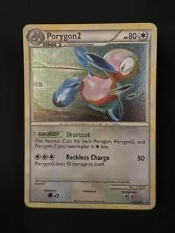 2010 Pokemon Heart Gold Soul Silver Promo HGSS23 Porygon2 Holo - Image 1