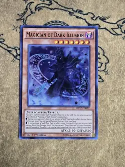 Yugioh Magician of Dark Illusion MP17-EN072 1st Edition Super Rare NM - Image 1