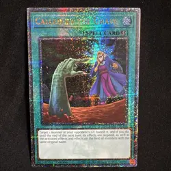 Yu-Gi-Oh! TCG Called By The Grave RA01-EN057 Quarter Century Secret Rare NM - Image 1