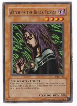 Yugioh Witch of the Black Forest MRD-116 Rare Unl Ed - Image 1