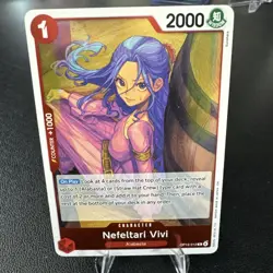 One Piece Nefeltari Vivi Carrying on His Will #OP13-012 Holo Rare TCG - Image 1