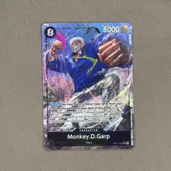 Monkey.D.Garp A Fist of Divine Speed Alt Art OP11-095 One Piece TCG ENG NM - Image 1