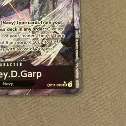 Monkey.D.Garp A Fist of Divine Speed Alt Art OP11-095 One Piece TCG ENG NM - Image 5