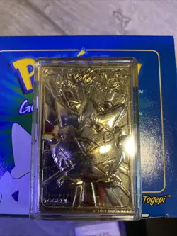 Pokemon 23K Gold Plated Togepi Trading Card 1999 Burger King Limited Edition - Image 2