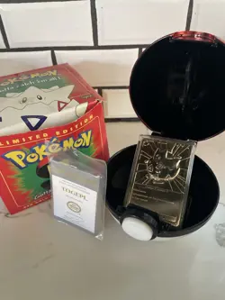 Pokemon TOGEPI 23K Gold Plated Trading Card 1999 Limited Edition w/COA - Image 1