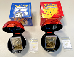 Pokemon 23K Gold Plated Trading Cards Limited Edition 1999 Burger King Set READ - Image 4