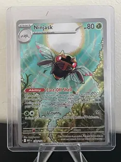 Pokemon cards Ninjask 137/132 Me01 Mega Evolution Holo Illustration Rare NM - Image 1