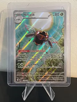 Pokemon cards Ninjask 137/132 Me01 Mega Evolution Holo Illustration Rare NM - Image 3
