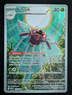 Ninjask - 137/132 ME01: Mega Evolution Holo Pokemon TCG NM - Image 1