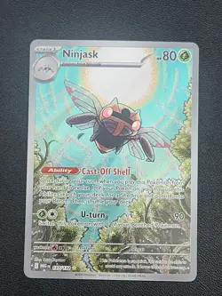 Ninjask 137/132 Me01: Mega Evolution Holo Pokemon TCG IR A1 - Image 1