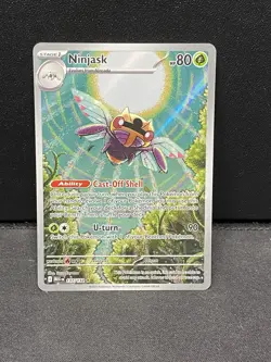 Ninjask 137/132 Me01: Mega Evolution Holo Pokemon Illustration Rare NM - Image 1