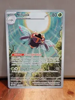 Ninjask 137/132 IR Illustration Rare Pokemon TCG Me01: Mega Evolution Holo - Image 1