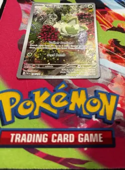 Pokemon TCG Sprigatito Paldea Evolved Illustration Rare Card 196/193 - Image 2