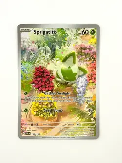 Sprigatito 196/193 Illustration Rare SV02: Paldea Evolved Pokemon TCG NM - Image 1