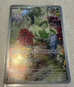 Sprigatito 196/193 SV02: Paldea Evolved Illustration Rare NM/Mint Pokemon TCG - Image 1