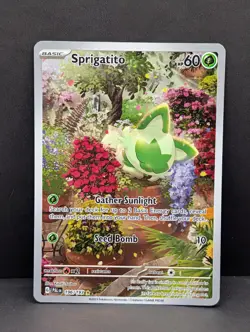 Sprigatito 196/193 Sv02: Paldea Evolved Illustration Rare Pokemon TCG - Image 1