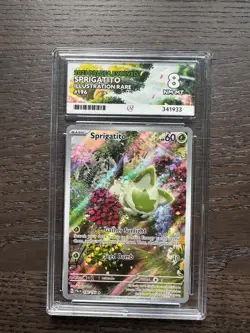 Pokemon TCG Sprigatito 196/193 Paldea Evolved Illustration Rare Mint / NM ACE 8 - Image 1