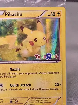 2016 Pokemon Pikachu TCG Stamped Holo Promo Card 26/83 Toys R US Sealed NM - Image 4