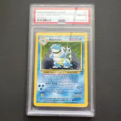 PSA 8 Pokemon Blastoise 2/130 Base Set 2 Holo NM-MT - Image 1