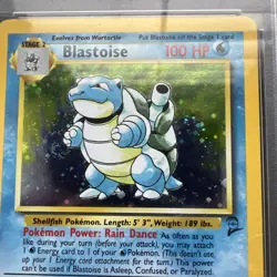 PSA 8 Pokemon Blastoise 2/130 Base Set 2 Holo NM-MT - Image 3