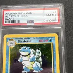 PSA 8 Pokemon Blastoise 2/130 Base Set 2 Holo NM-MT - Image 4