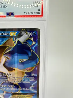 2014 Pokemon XY Blastoise EX #142 | Full Art | PSA 8 NM-MT - Image 3