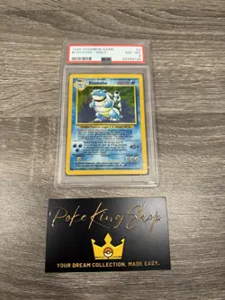 PSA 8 Blastoise Holo #2 Base Set 1999 Pokemon Game NM-MT - Image 1