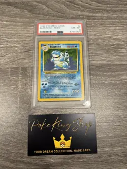 PSA 8 Blastoise Holo #2 Base Set 1999 Pokemon Game NM-MT - Image 2
