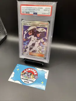 2019 Pokemon Sun & Moon Hidden Fates #SV81 FA Aether Foundation Employee PSA 10 - Image 2