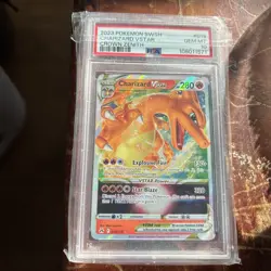 Pokemon 2023 Crown Zenith Charizard VSTAR Ultra Rare Card PSA 10 019/159 - Image 2