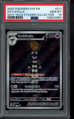 PSA 10 - 2025 Gothitelle 211 Sv: Scarlet & Violet Promo Cards Holo Pokemon - Image 1
