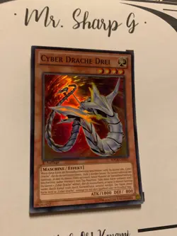 CYBER DRACHE DREI - 1. AUFLAGE SDCR-DE002 DE Yu Gi Oh! CARD SUPER RARE HOLO - Image 4