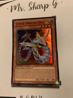 CYBER DRACHE DREI - 1. AUFLAGE SDCR-DE002 DE Yu Gi Oh! CARD SUPER RARE HOLO - Image 5