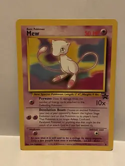 Mew - Black Star Promo - #8 - NM to Lightly Played - Collectible - Pokemon Card - Image 1
