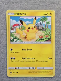 Pikachu 30/111 Sm-Crimson Invasion Regular Pokemon Card - Image 1