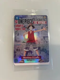 Monkey.D.Luffy One Piece College Basketball Rare Card. Original Seal UNOPENED!! - Image 1