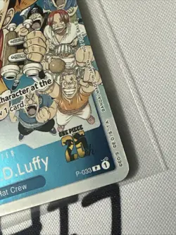 Monkey.D.Luffy (Event Pack Vol. 2) P-033 One Piece Promotion Cards Foil MINT/NM - Image 3