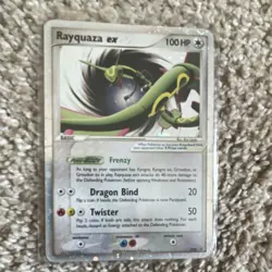 Pokemon Rayquaza ex 102/107 EX Deoxys Holo Rare 100 HP Card Nintendo TCG - Image 1