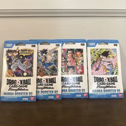 Dragon Ball Super Card Game Fusion World Manga sleeved 02 Factory Sealed 4x - Image 1