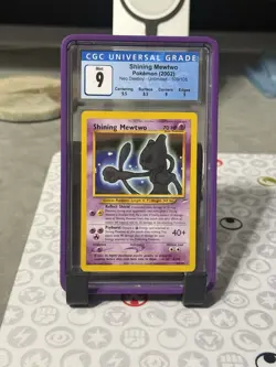 Shining Mewtwo Holo Secret Rare Card 109/105 Neo Destiny CGC 9 Blue Label MINT - Image 1