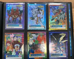 Digimon CCG Binder With 168 Cards, Binder Included Mixed Condition LP-MP. - Image 2