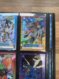 Digimon CCG Binder With 168 Cards, Binder Included Mixed Condition LP-MP. - Image 5