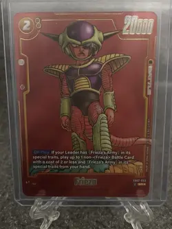 Dragon Ball Super Card Game - Frieza - SB02-053 SR* Alternate Art Foil - Image 1