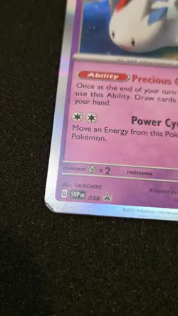 Pokemon Card Togekiss 038 Black Star Promo STAMPED Obsidian Flames Near Mint - Image 2