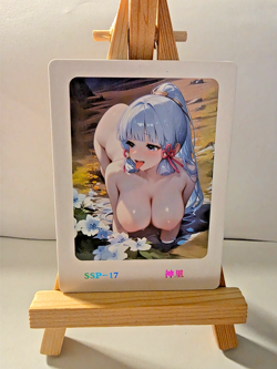 Ayaka | Genshin Impact | SSP-17 190/333 FPOS | Goddess Story Waifu Card - Image 1