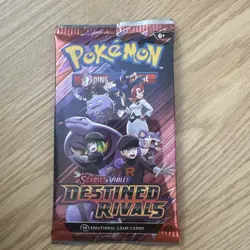 1 x Pokemon Destined Rivals Booster Pack 2025 Scarlet & Violet 10 Cards - Image 1