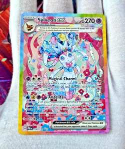Pokemon Prismatic Evolutions - Sylveon ex 156/131 SIR Holo Card - Pack Fresh NM+ - Image 2